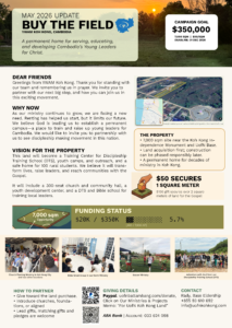 Land Project Update for May
